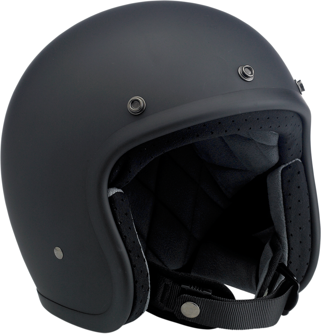 BILTWELL Bonanza Helmet - Flat Black - 2XL 1001-201-206