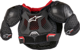 ALPINESTARS Youth Bionic Action Kickstart Chest Guard - Black/Red - 4/6 6740624-13-4/6