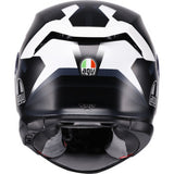 AGV Helmet K7 Glimpse Matte Black/White Lg 2118399004-016-L