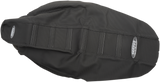 SDG 6-Ribbed Seat Cover - Black Ribs/Black Top/Black Sides 95930