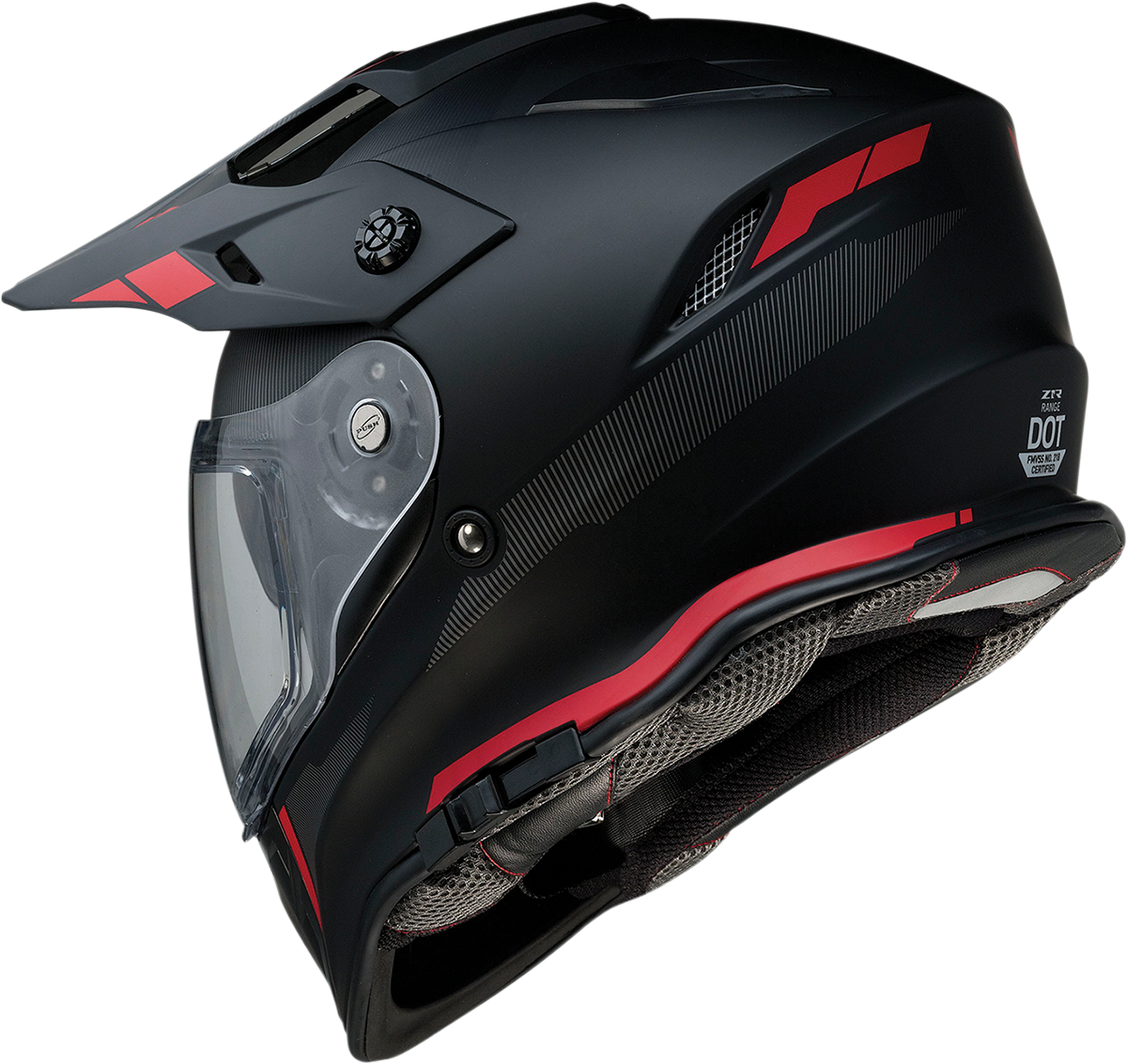 Z1R Range Helmet - Uptake - Black/Red - Small 0140-0014