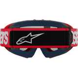 ALPINESTARS GOGGLES Youth Vision Goggle - Blaze - Red - Silver Mirror 5140425-3094