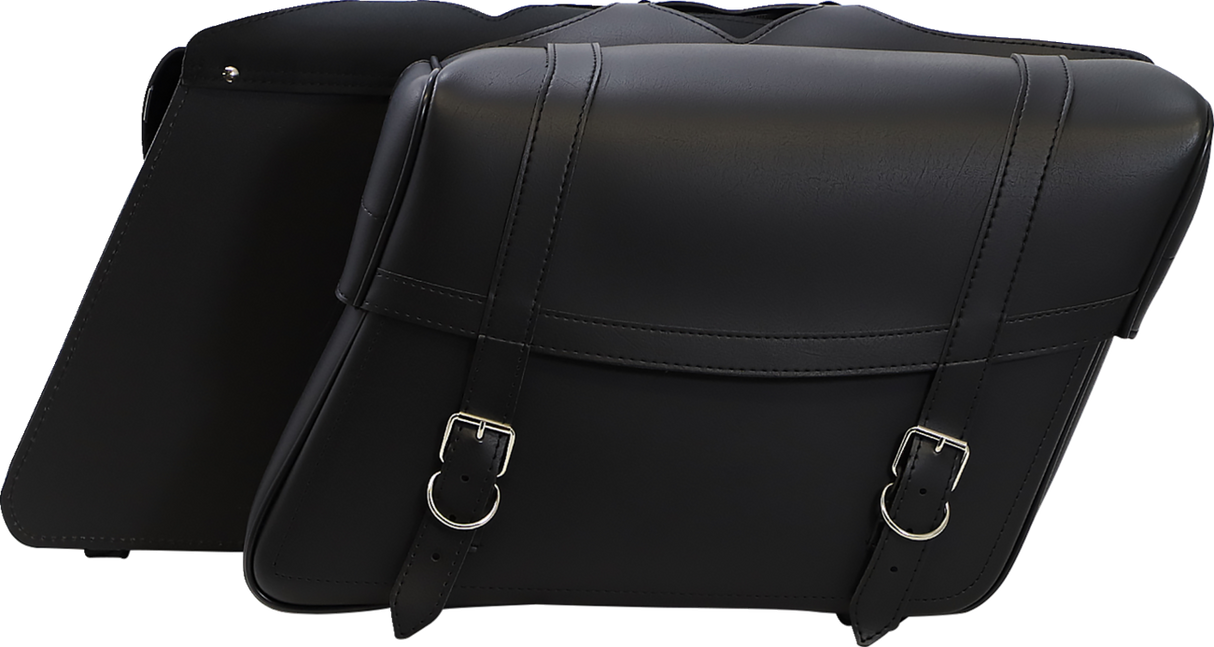 SADDLEMEN Highwayman Slant-style Saddlebags - Jumbo X021-02-042