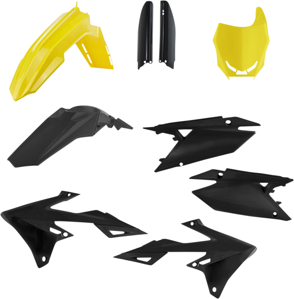 ACERBIS Full Replacement Body Kit - Yellow/Black 2686551017