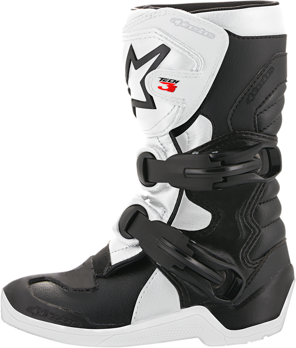 ALPINESTARS Youth Tech 3S Boots - Black/White - US 11 2014518-12-11