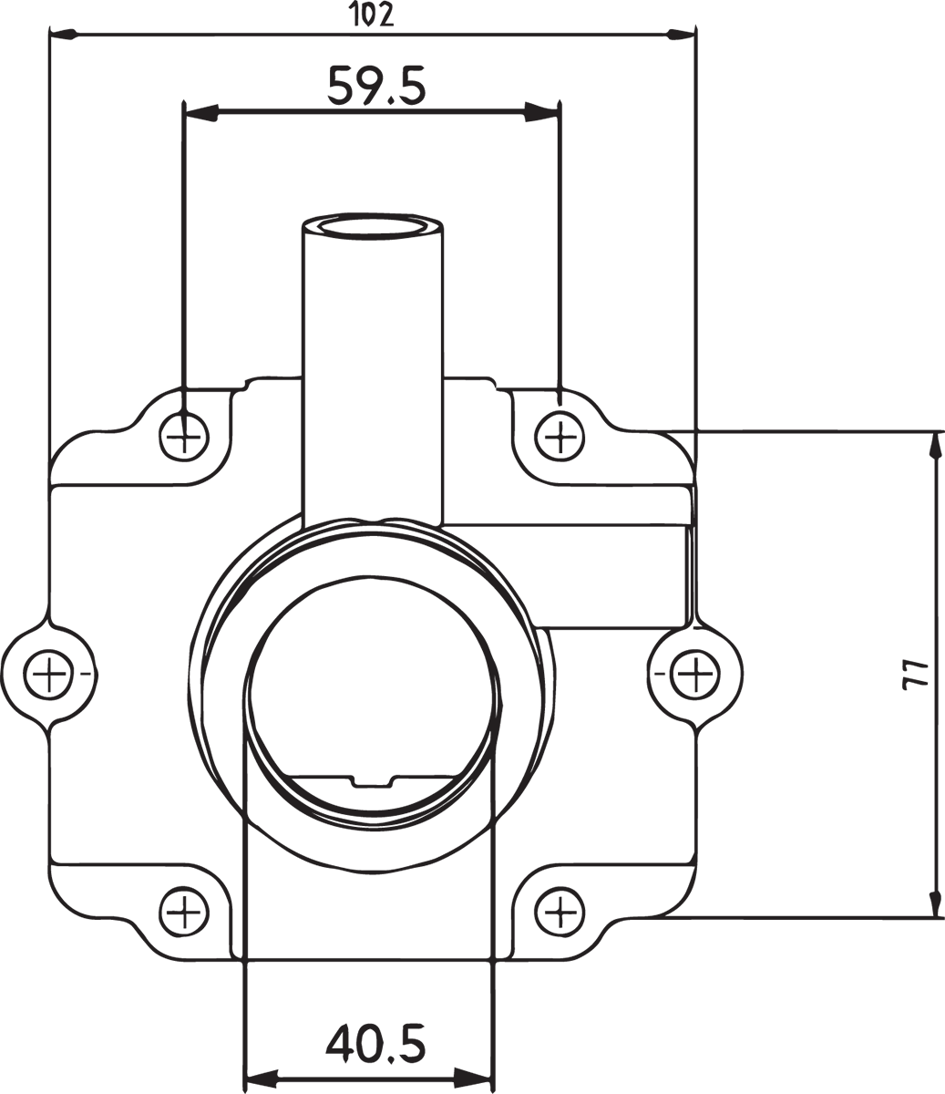 KIMPEX Carburetor Flange - Polaris 301730