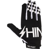 THRASHIN SUPPLY CO. Go Fast Stealth Gloves - White - Large SV1-10-10
