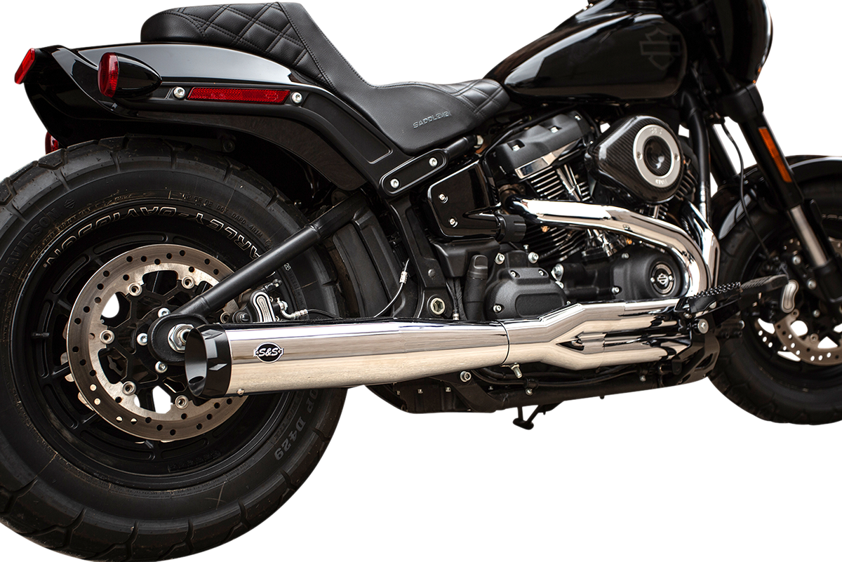 S&S CYCLE Super Street 2:1 Exhaust System - Chrome Softail Standard FLHC/FXST 20-22 model MODELS 550-0790