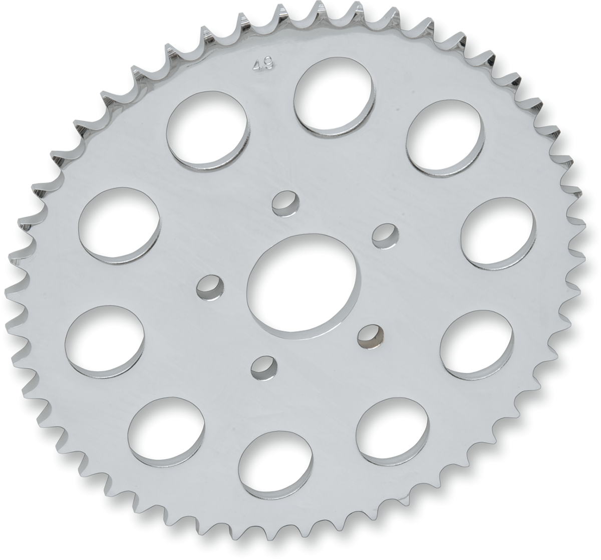 DRAG SPECIALTIES Rear Sprocket - Chrome - Flat - 51 Tooth 16423P