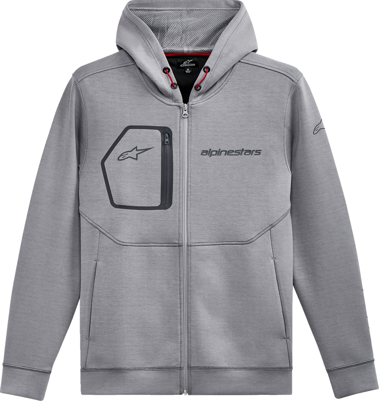 ALPINESTARS Convex Tech Hoodie - Heather Gray - Large 1212530201026L