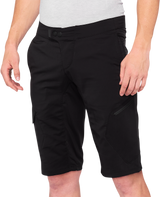 100% Ridecamp Shorts - Black - US 30 40029-00001