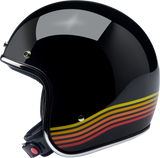 BILTWELL Bonanza Helmet - Gloss Black Spectrum - XL 1001-536-205