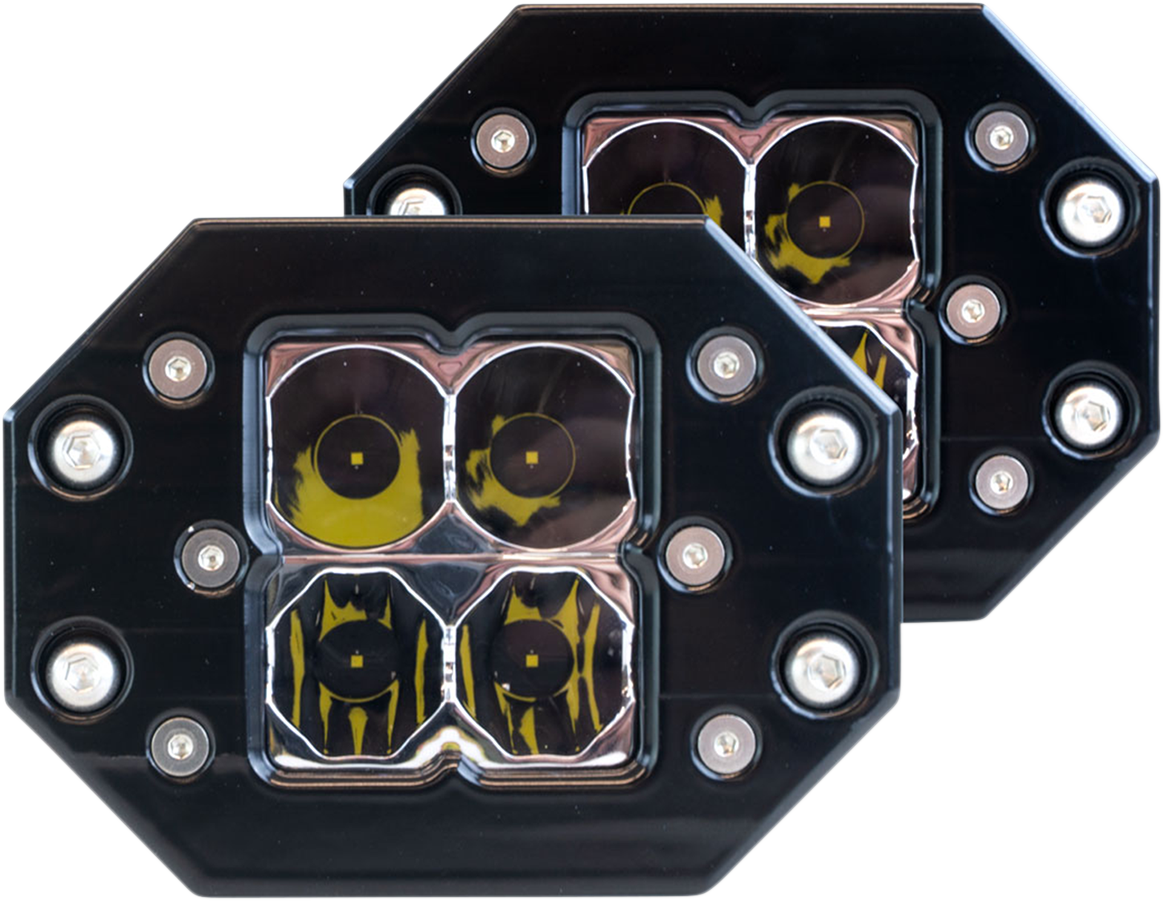 HERETIC LED Quattro Light - Spot - Flush Mount Pair LB-6SFQT112