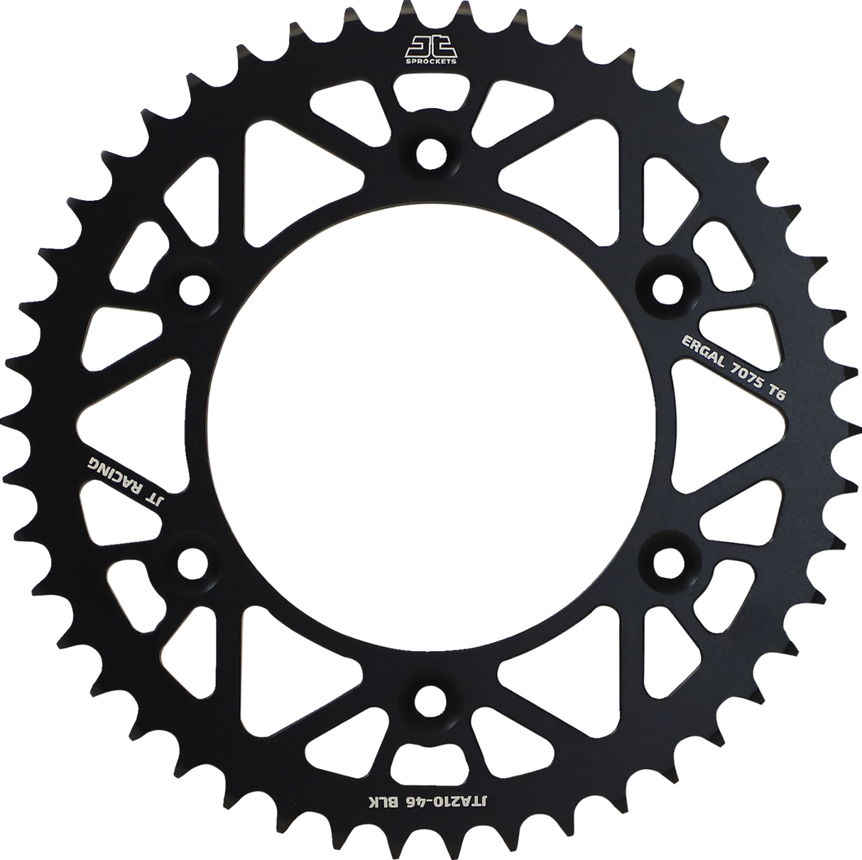 JT SPROCKETS Rear Sprocket - Black - 46 Tooth JTA210.46BLK