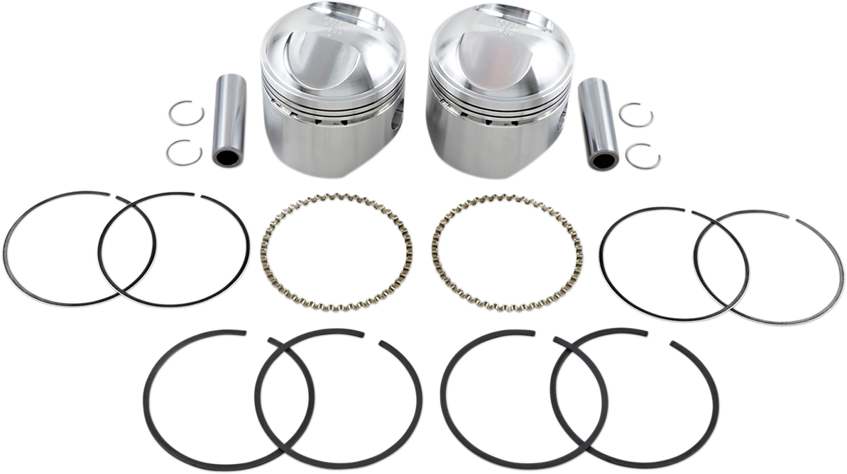 WISECO Piston Kit - .080 - 1948-1980 - Big Twin High-Performance K1612