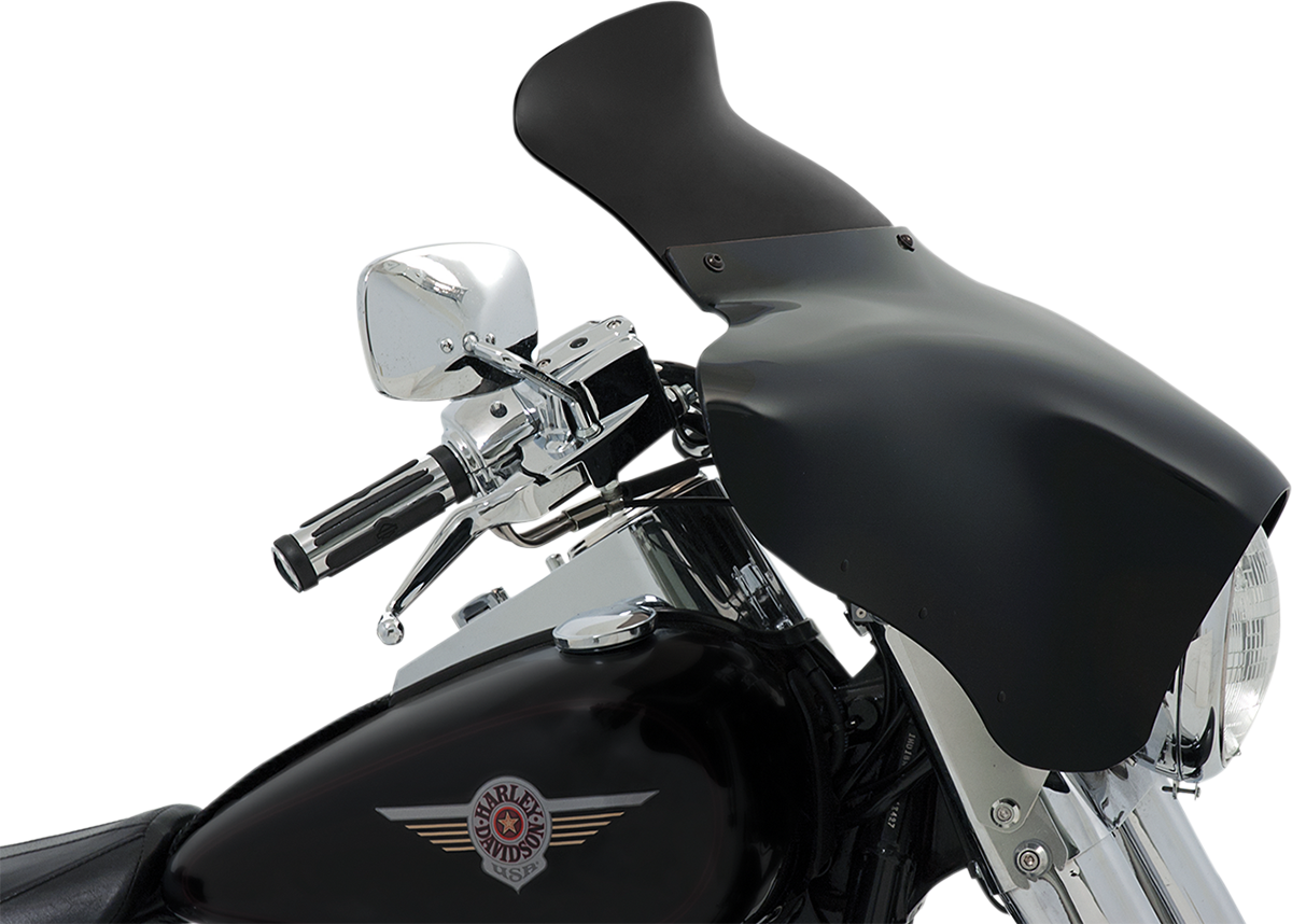 MEMPHIS SHADES Batwing Spoiler Shield - 9" - Dark Black Smoke MEP84210