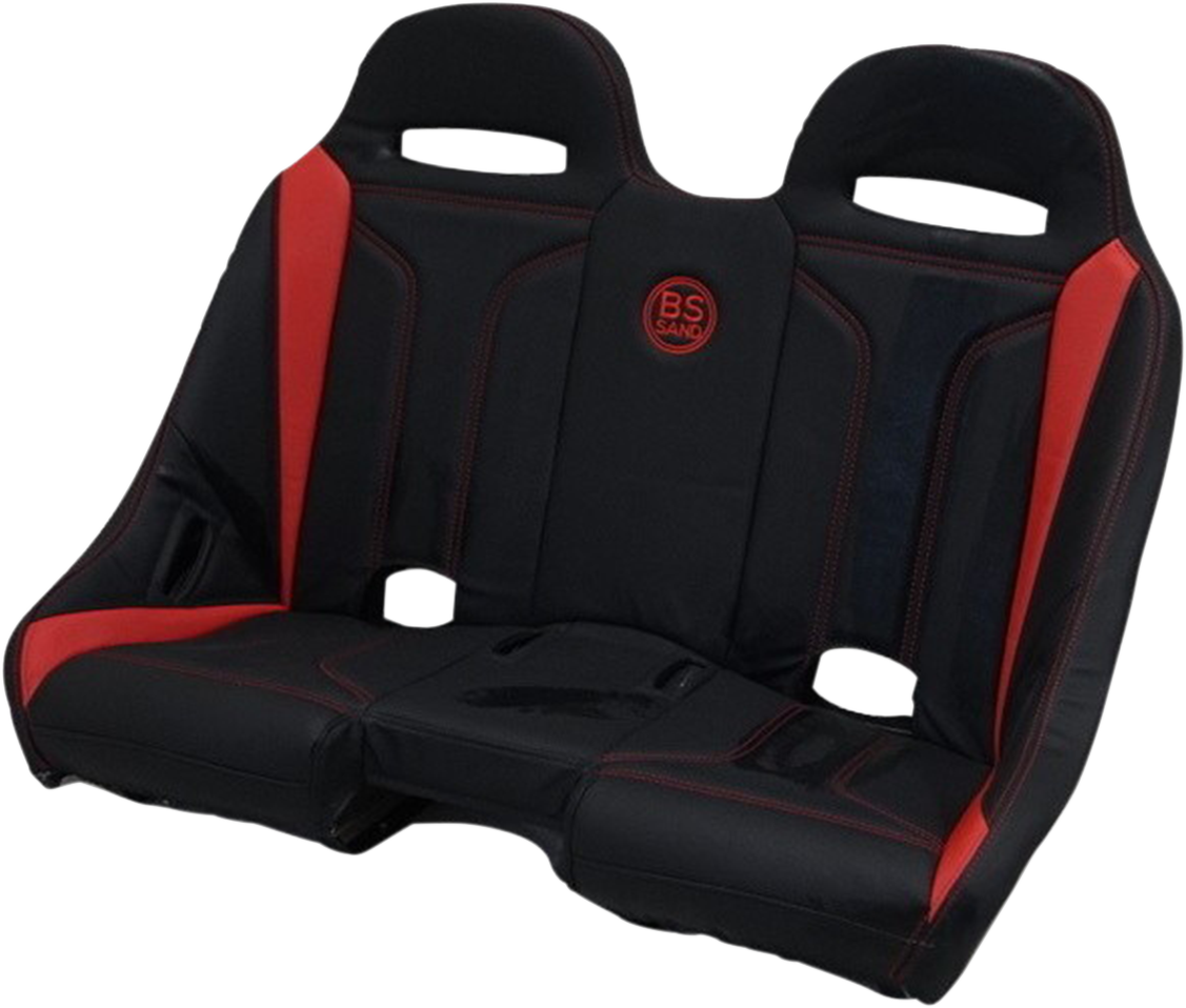 BS SAND Extreme Bench Seat - Black/Red EXBERDDTR