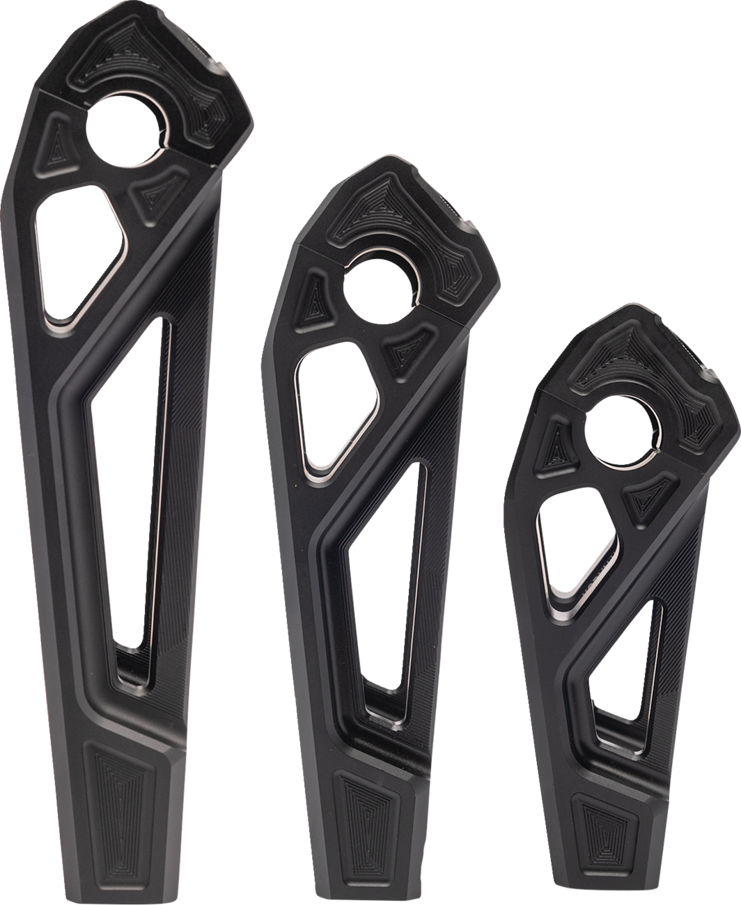 KODLIN MOTORCYCLE Risers - Fastback - 6" - Black K55123