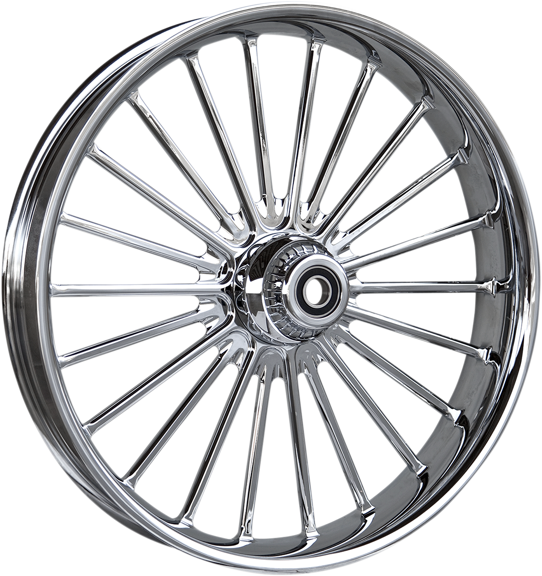 RC COMPONENTS Illusion Front Wheel - Dual Disc/No ABS - Chrome - 21"x3.50" 21350-9031-126C