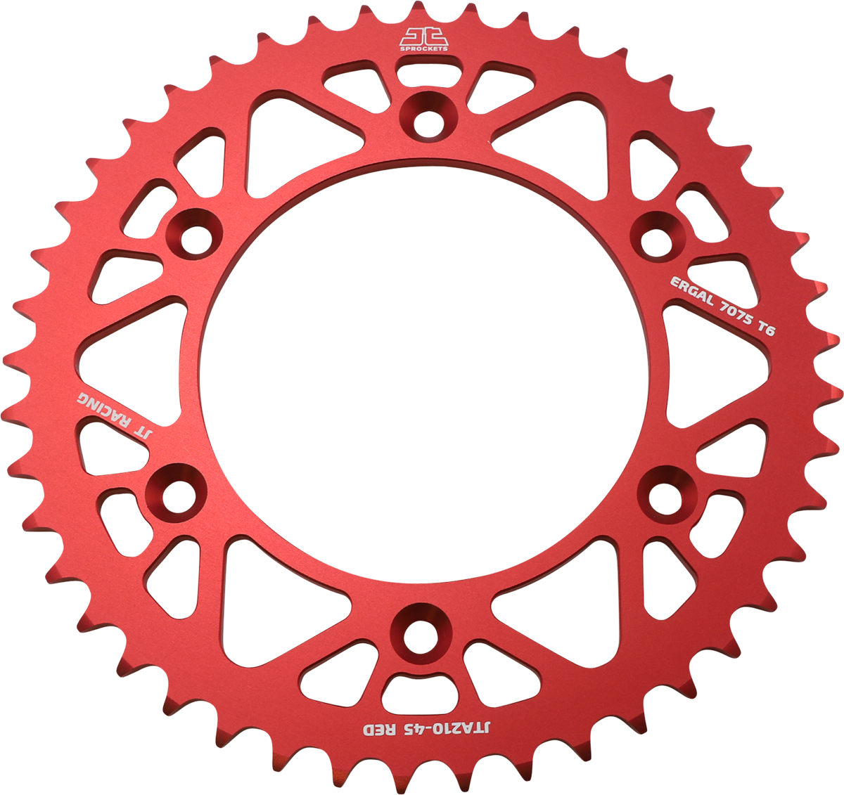 JT SPROCKETS Rear Sprocket - Honda - Red - 45 Tooth JTA210.45RED