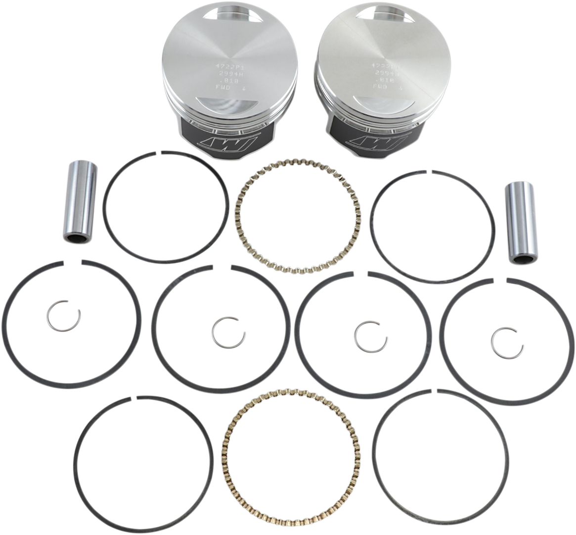 WISECO Piston Kit - .010 - Evolution - Big Twin High-Performance K1641