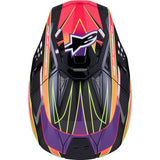 ALPINESTARS Supertech M10 Helmet - MIPS® - Era - Gloss Pink/Violet/Yellow Fluo - XS 8301223-3145-XS