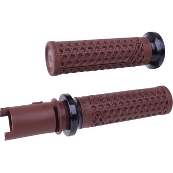 ODI Vans Harley Davidson Grips - CVO Cable - Brown/Black V31VHTCN-B