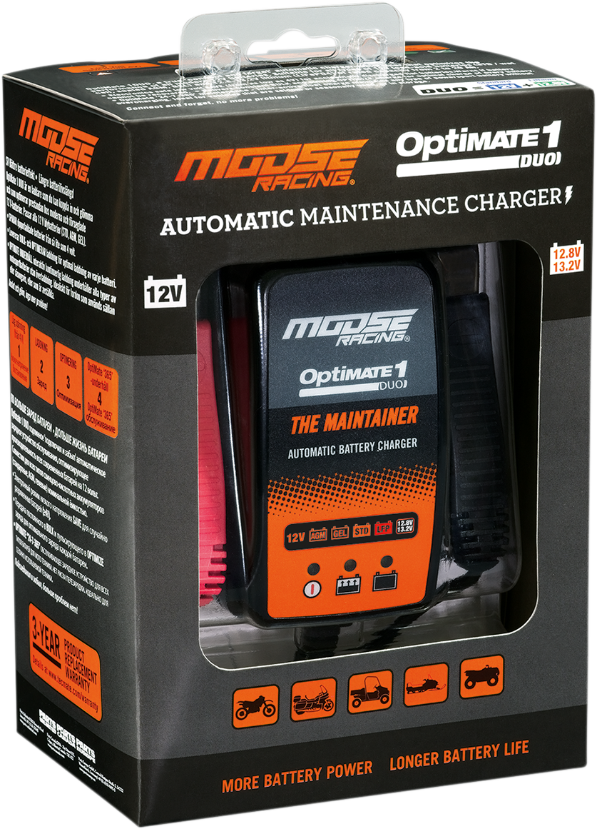 MOOSE RACING Optimate 1 Charger - DUO TM-611