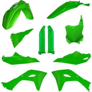 ACERBIS Full Replacement Body Kit - Green/White 2983574594