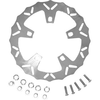 COASTAL MOTO Brake Rotor - 11.8" - Front - Stainless - '14-'23 Touring CM-FR-118DRSS