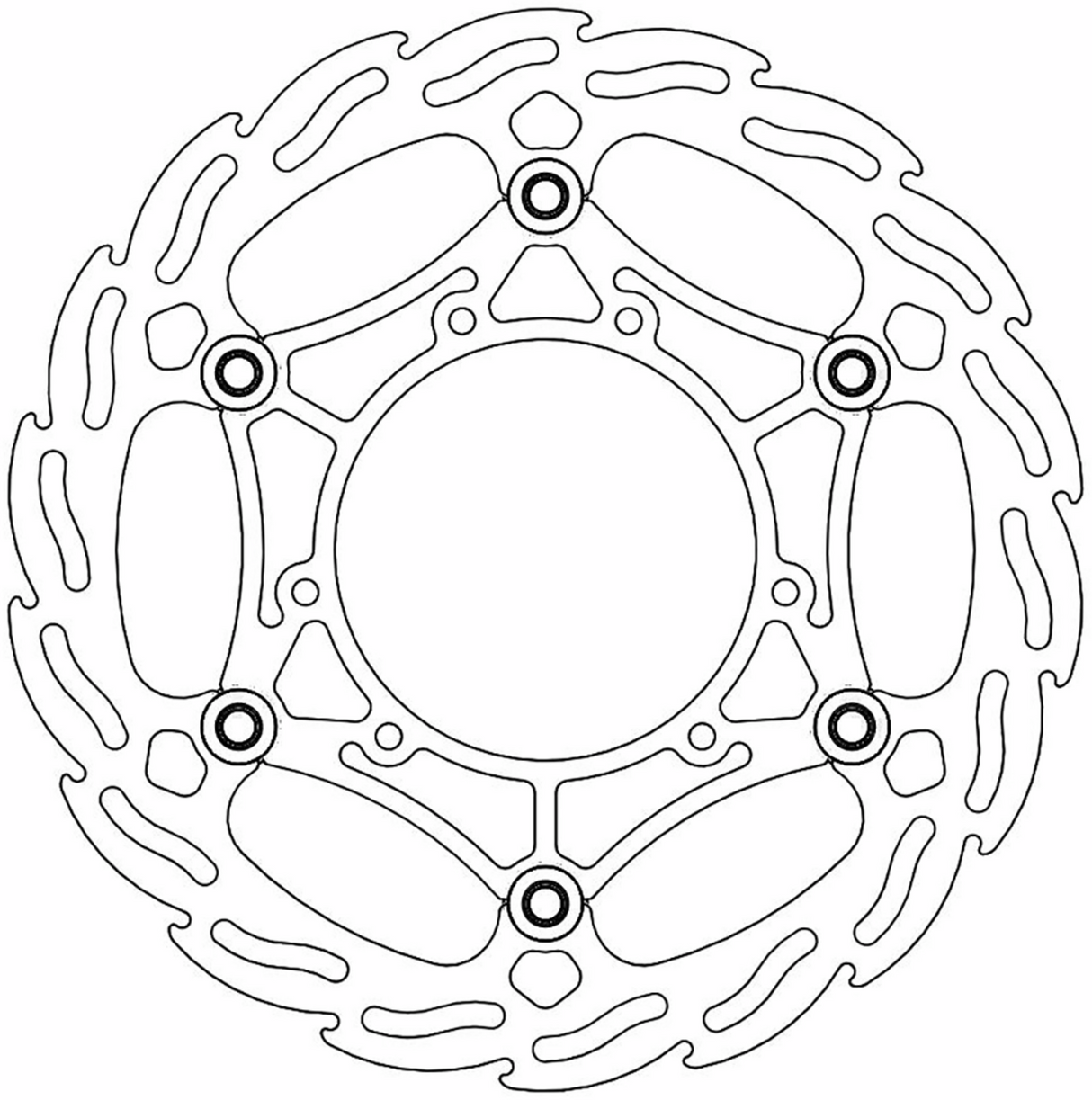 MOTO-MASTER Brake Rotor - Flame 260  CRF450R/X/ CRF250R / CR125/CR250 / Cannondale 111031-PU