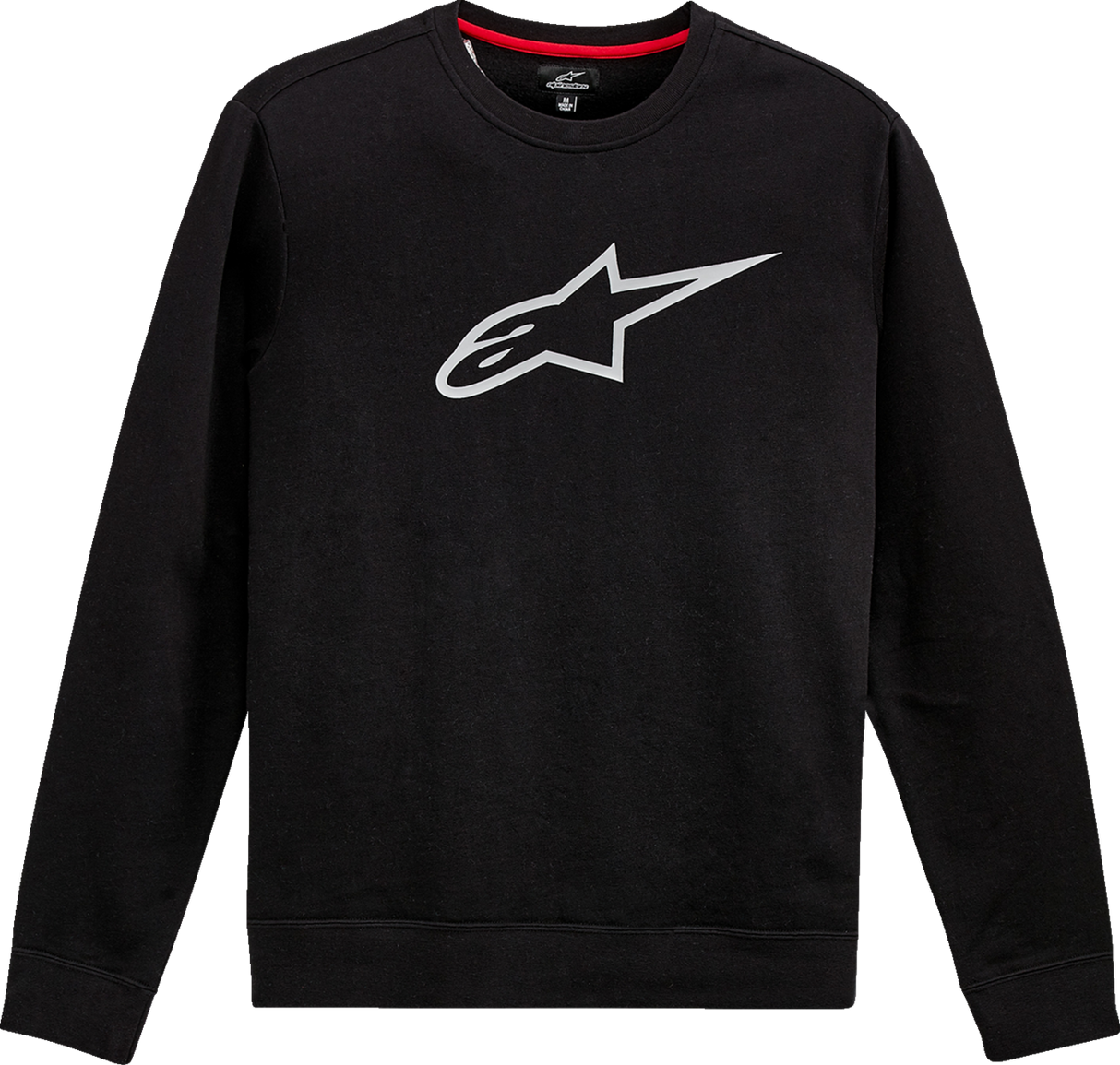 ALPINESTARS Ageless Crew Fleece - Black/Gray - Large 1212513221011L