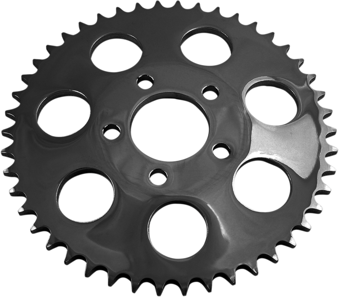 DRAG SPECIALTIES Rear Sprocket - Gloss Black - Dished - 46 Tooth 16431EB