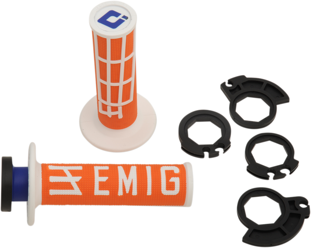 ODI Grips - Emig - Racing - Orange/White H36EMOW