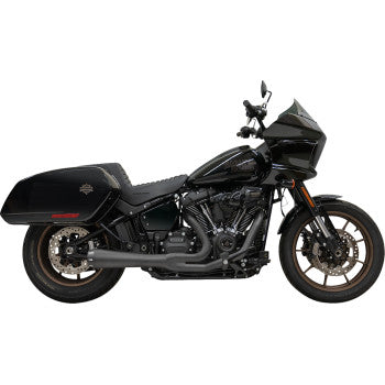 BASSANI XHAUST 2-into-1 Road Rage III Exhaust System - 49-State - Black Softail 2022-2023 1S81RBE