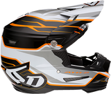 6D ATR-2 Helmet - Phase - White/Orange - Large 12-2827