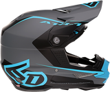 6D ATR-1 Helmet - Stealth - Cyan - Large 10-4627