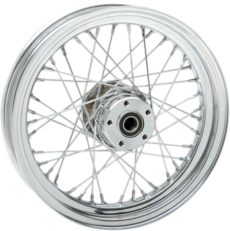 DRAG SPECIALTIES Front Wheel - Dual Disc/No ABS - Chrome - 16"x3.00" - '00-'07 FLT 64456