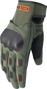 THOR Range Gloves - Army/Orange - XL 3330-7618