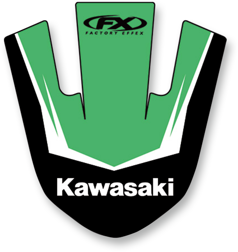 FACTORY EFFEX Front Fender Graphic - Kawasaki 19-30128