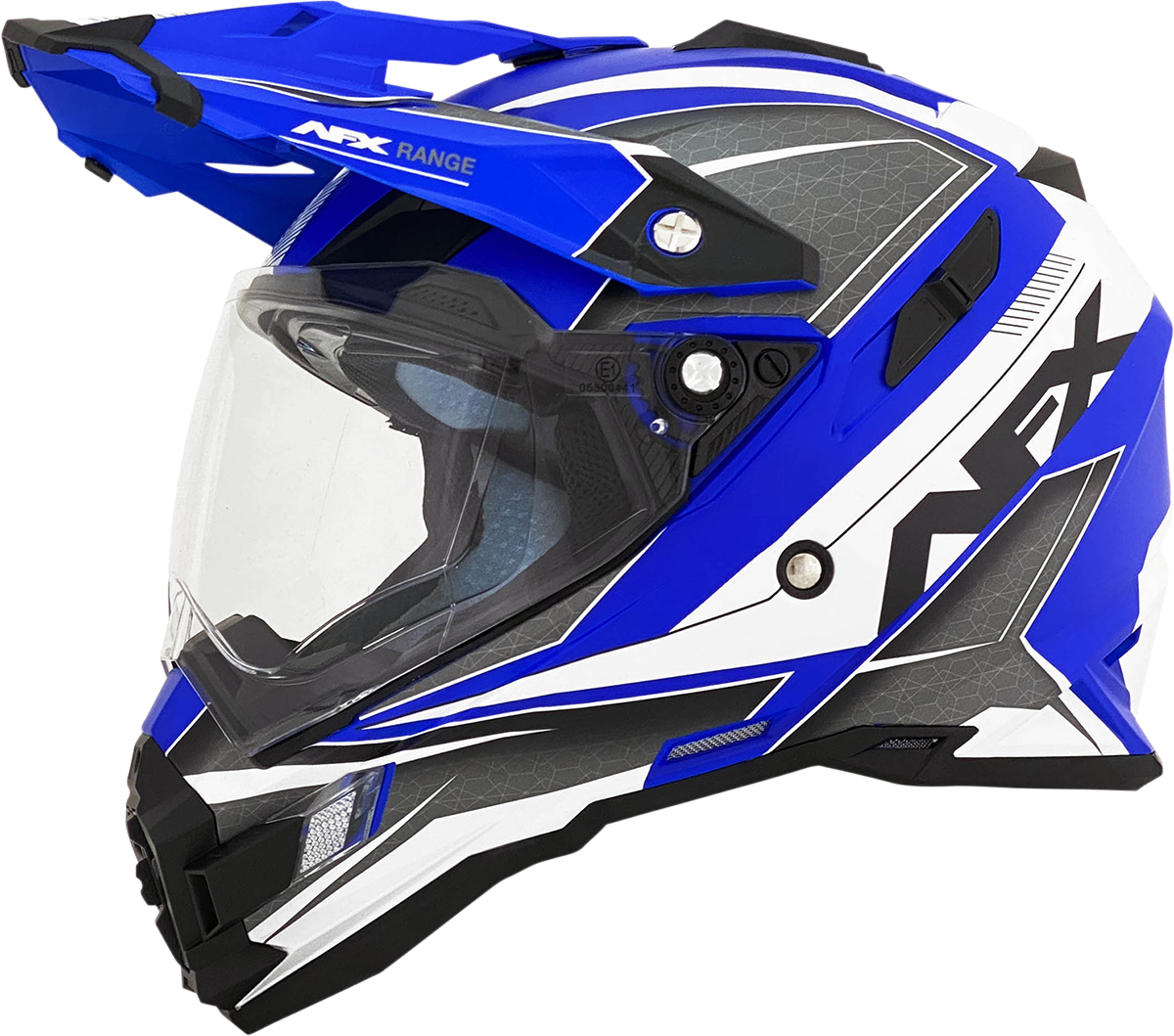 AFX FX-41 Helmet - Range - Matte Blue - Large 0140-0073