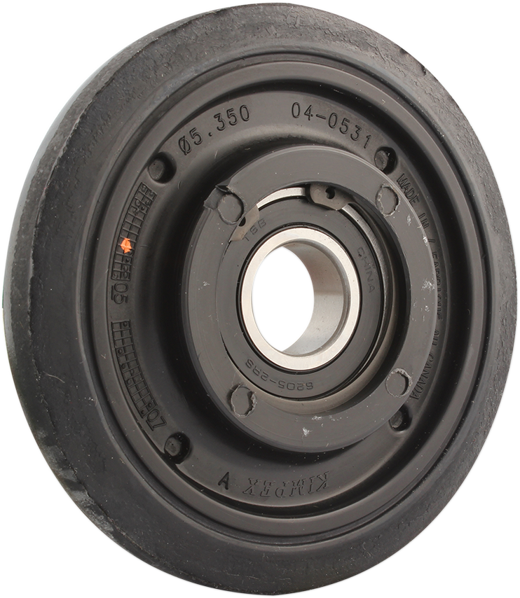 KIMPEX Idler Wheel with Bearing 6205-2RS - Without Insert - Black - Group 8 - 5.35" OD x 1" ID 298935