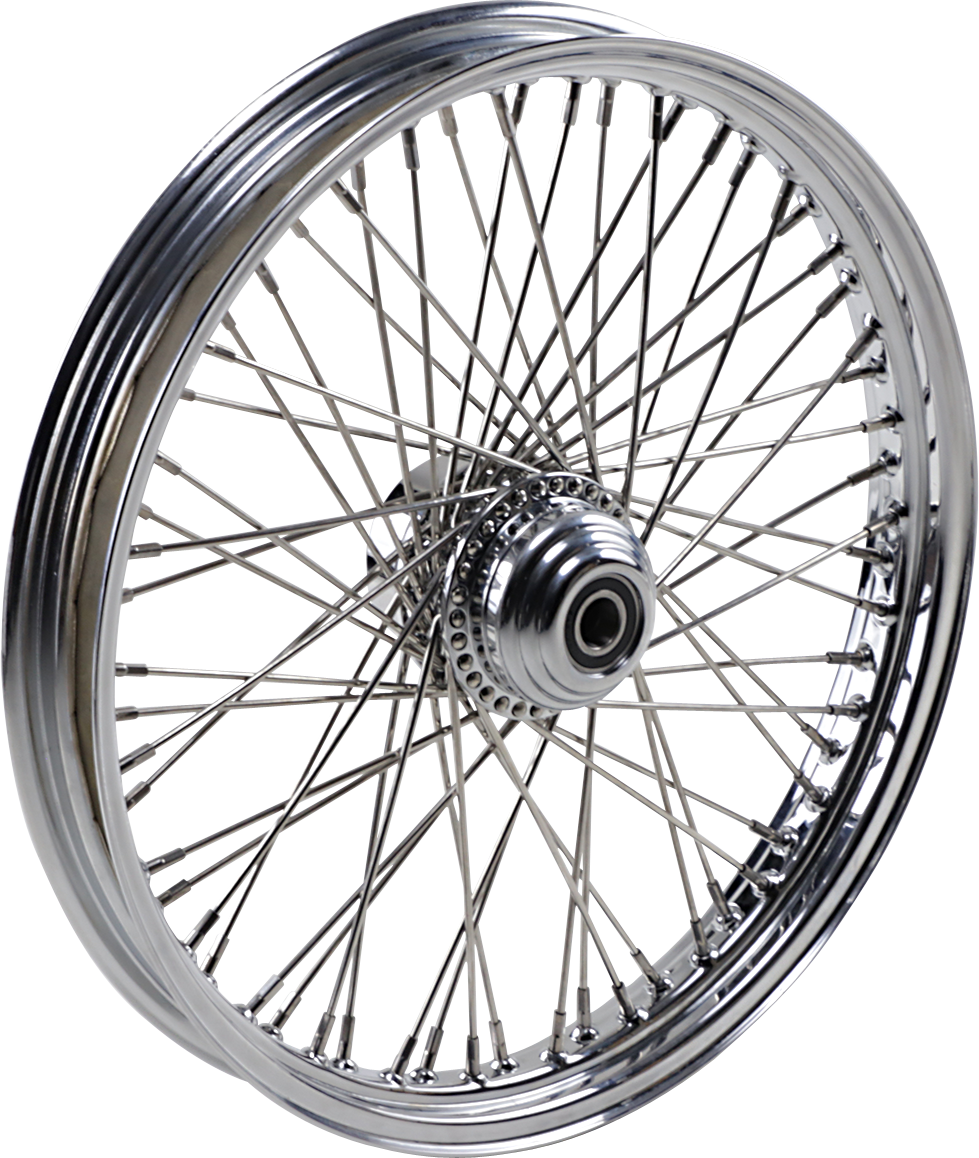 DRAG SPECIALTIES Front Wheel - 60 Spoke - Single Disc/No ABS - Chrome - 21"x2.15" - '08+ XL