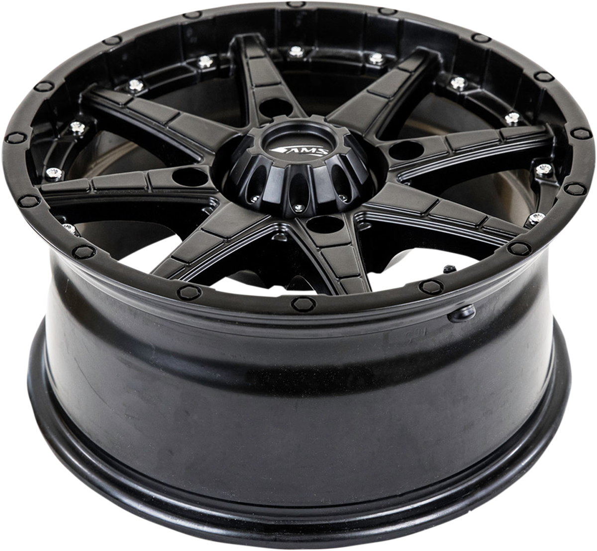 AMS Roll'n 105 Wheel - Front/Rear - Black - 14x7 - 4/137 - 5+2 4750-046AS