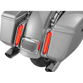 CIRO Filler Panel Tail Lights - Smoke Lens - Chrome 42050