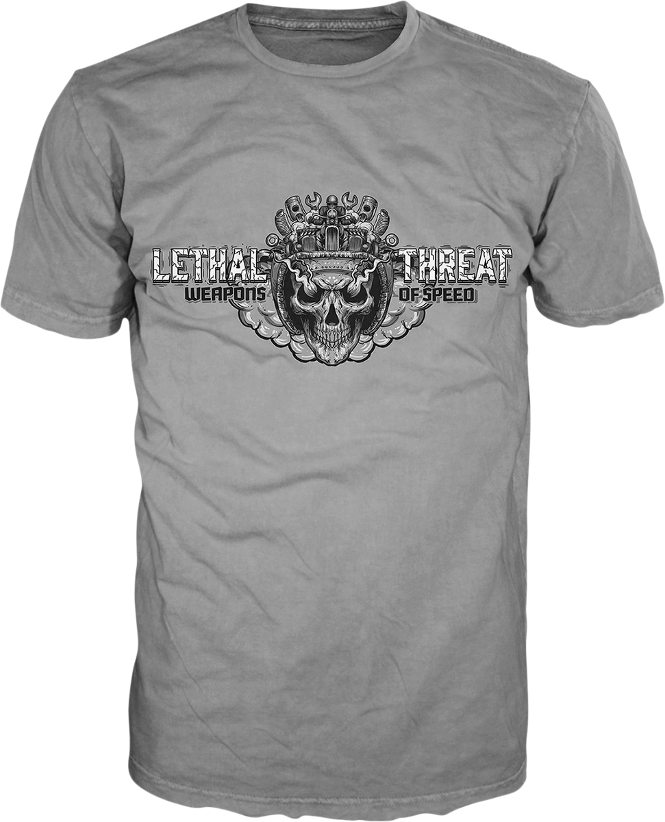 LETHAL THREAT Vintage Velocity Blow Your Mind T-Shirt - Gray - 3XL VV40170XXXL