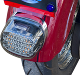 CUSTOM DYNAMICS Taillight w/ Integrated Turn Signal - Top Window - Smoked Lens CD-INT-TL-W-S