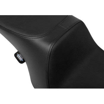 DRAG SPECIALTIES SEATS Predator 2-Up Seat - Vinyl - Smooth - w/o Backrest - FL '97-'07 0801-1995