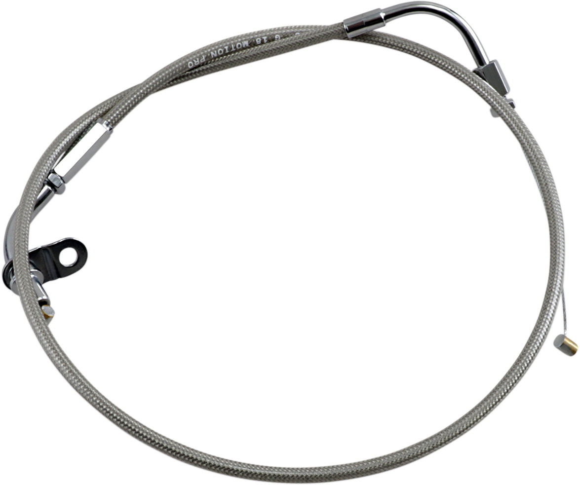 MOTION PRO Throttle Cable - Pull - Yamaha - Stainless Steel 65-0266