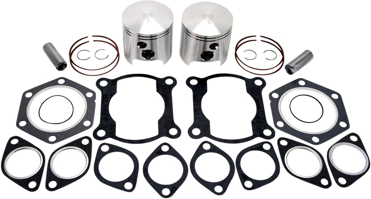 WISECO Piston Kit - Polaris - Liquid Cooled High-Performance SK1077